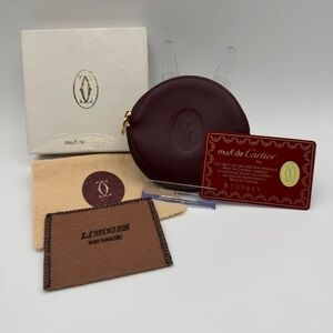 Authentic Cartier Must De Cartier Coin Purse